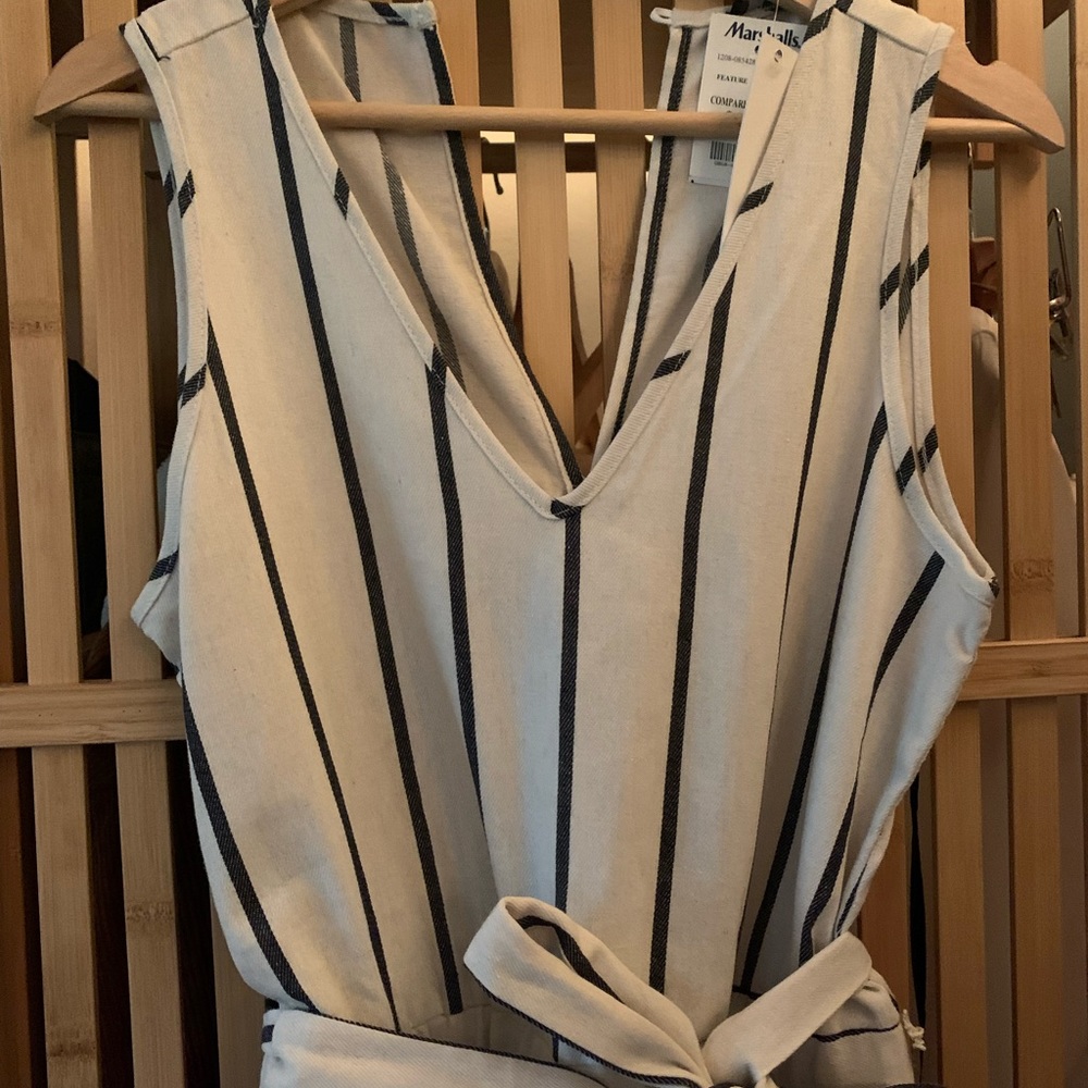 Striped romper